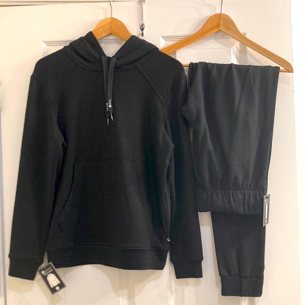 NEW Ethika black sweatshirt & sweatpants SET, small
